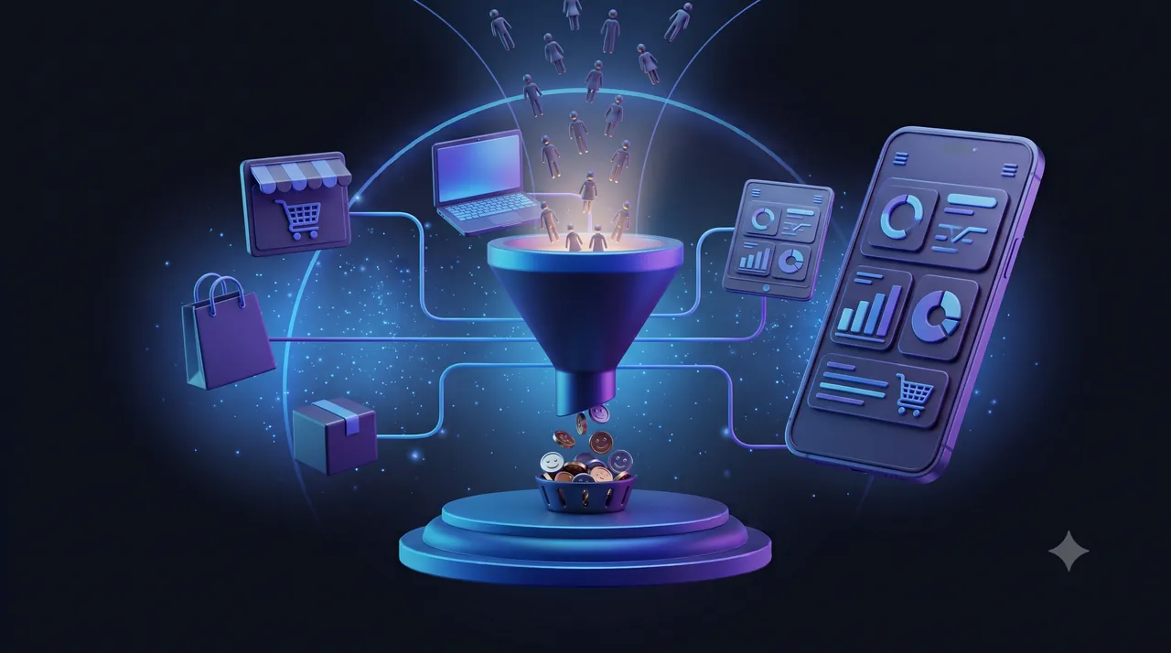funil de marketing — Funil de Marketing: Como Atrair e Transformar Visitantes em Clientes